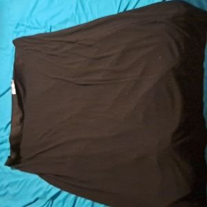 Women's Old Navy Black Stretchy Maxi Skirt w/ Elastic Waist, Size 3X